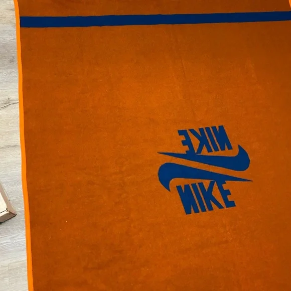 NIKE Vintage Blue Orange Authentic Pendleton Rare Blanket in Box - Picture 7 of 15